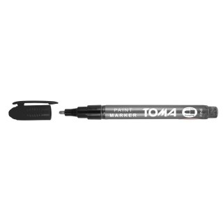 Marker olejowy wkład srebrny 1,5mm okrągła końcówka Toma