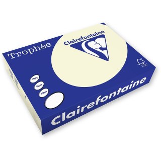 Papier kolorowy kolorowy A3 kremowy 250k. 160g Trophee (xca31066)