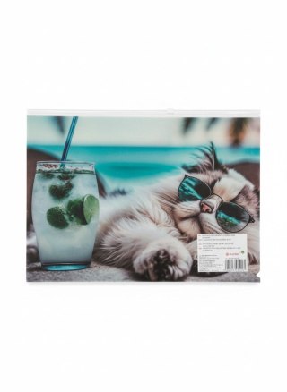 Teczka plastikowa na suwak CHILLOUT DOG A4 mix Panta Plast (0410-0063-57)