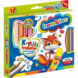 Kredki ołówkowe 12 kol. St.Majewski