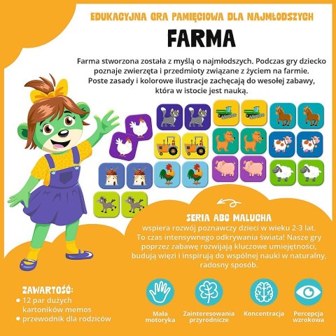 Gra edukacyjna ABC Malucha Farma Trefl (02909)
