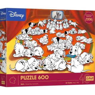 Puzzle 101 Dalmatyńczyków 40-lecie Trefl 600 el. Trefl (37604)