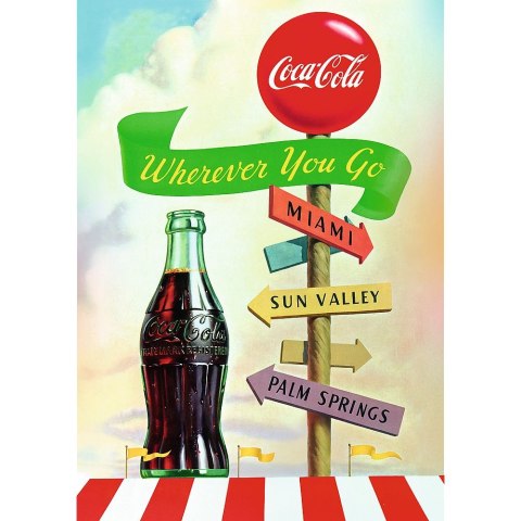 Puzzle Coca-cola Premium Plus Gdziekolwiek zmierzasz Trefl (12098)