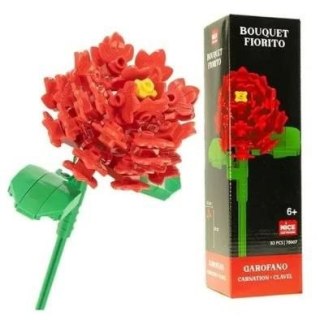 Klocki konstrukcyjne Mini kwiat goździk Nice Group (0072)