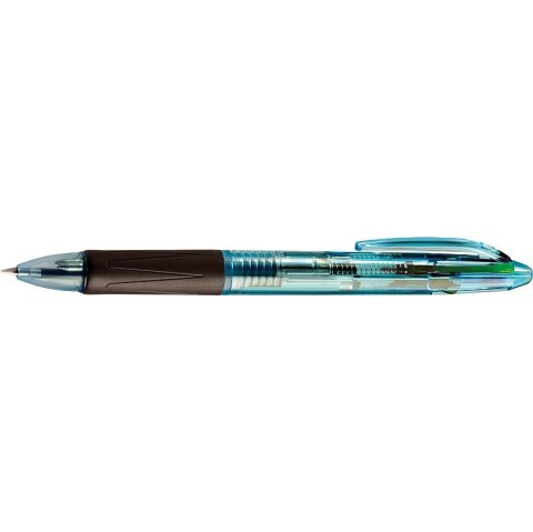 Długopis standardowy 4-kolorowy wkład niebieski 1mm Tetis (KD800-4M)