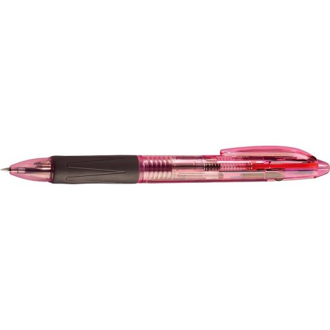 Długopis standardowy 4-kolorowy wkład niebieski 1mm Tetis (KD800-4M)