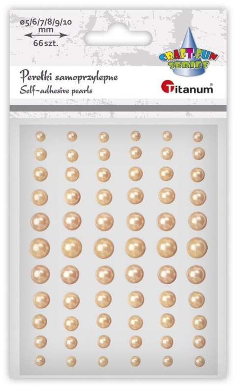 Kryształki Craft-Fun Series perełki złoty jasny Titanum (24CY0396)