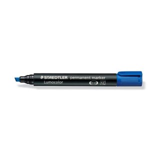Marker permanentny wkład niebieski 2,0-5,0mm ścięta końcówka Staedtler