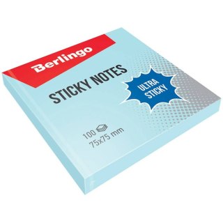 Notes samoprzylepny (karteczki) niebieski 100k [mm:] 75x75 Berlingo (270295)