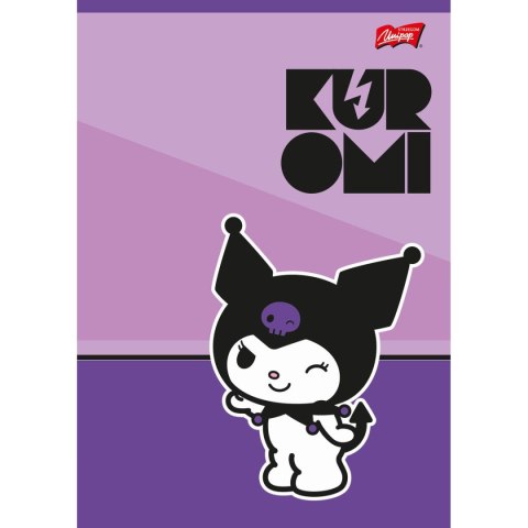 Zeszyt Kuromi aminowany A5 32k. 70g krata Unipap