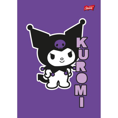 Zeszyt Kuromi aminowany A5 32k. 70g krata Unipap