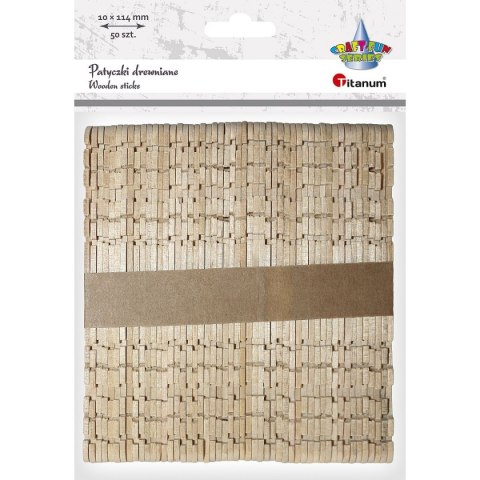 Ozdoba drewniana Craft-Fun Series patyczki Titanum (BG016N)