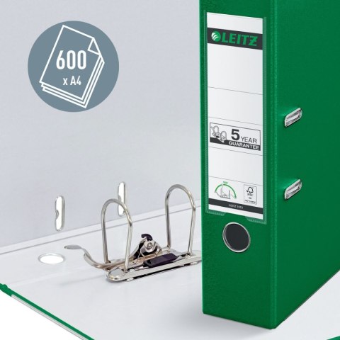 Segregator dźwigniowy A4 80mm Zielony Leitz