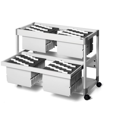 Pojemnik z szufladami szary 4 szuflad Durable (379210)