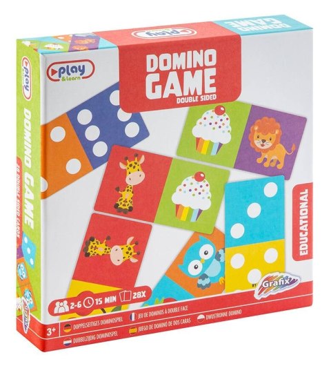 Gra logiczna dwustronne domino Grafix (300013)