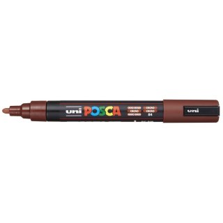 Marker suchościeralny Posca kakaowy wkład brązowy 1,8-2,5mm okrągła końcówka Uni (PC-5M)
