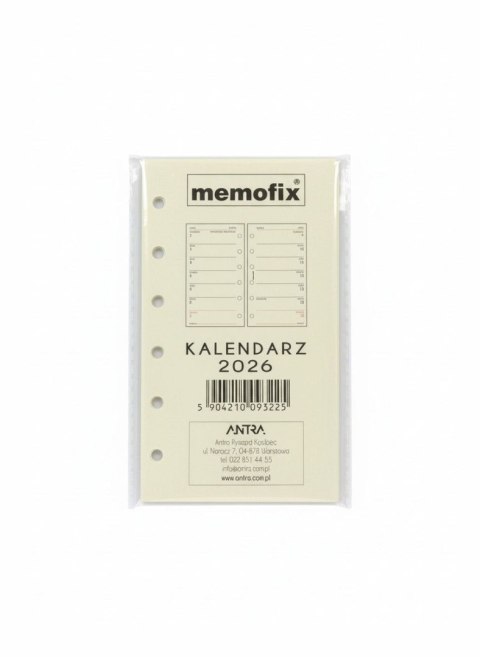 Wkład do organizera MEMOFIX A6 Antra (K/tdw)