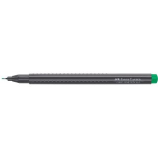 Cienkopis Grip Finepen 0,4 wkład szmaragdowy 0,4mm 1kol. Faber Castell (FC151663)