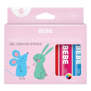 Kredki ołówkowe BB KIDS 6x10g 5902277316608 6 kol. Interdruk (IFARPLSZTBB)