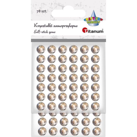 Kryształki samoprzylepne Okrągłe KO04