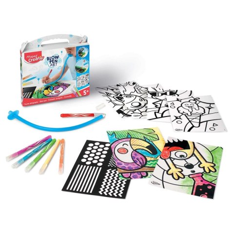 Zestaw kreatywny FLAMASTRY DMUCHANE POP ART Maped Creativ (846715)