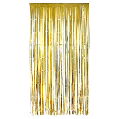 Dekoracja kurtyna złota 100x200cm Arpex (HF3584)