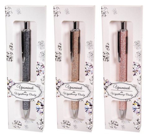 Długopis Gift Box Shine wkład niebieski 1,0mm Cresco (750001)