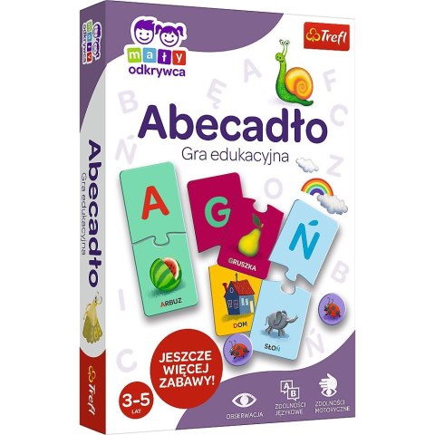 Gra edukacyjna Abecadło z Serii Mały Odkrywca Trefl (01945)