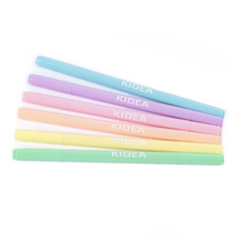 Flamaster Pastel 6 kol. Kidea (FDPBB6KA)