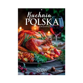Kalendarz ścienny A4 KUCHNIA POLSKA A4 Press (5904830713428)