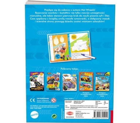 Książeczka edukacyjna Hot Wheels™. Rysujemy Szlaczki Ameet (KSS 1601)
