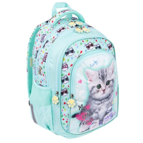 Plecak My Little Friend Kitty MINT 5903235668760 4-KOMORY Bambino (BPL-58)