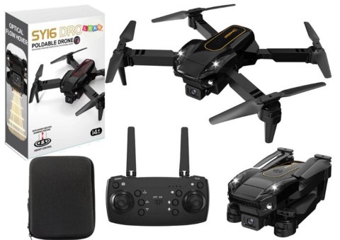 Dron Zdalnie Sterowany Z Kamerą 4K SY16 Czarny Pokrowiec Lean (20968)