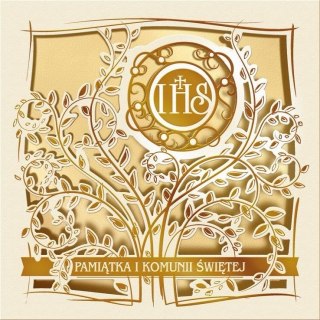 Kartka składana komunia [mm:] 155x155 Art Nuvo
