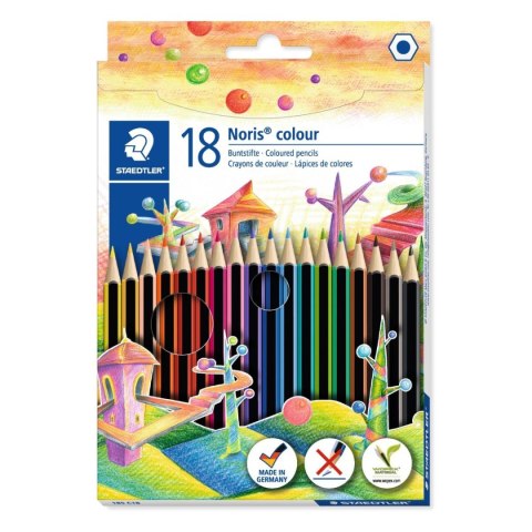 Kredki ołówkowe Noris Wopex 18 kol. Staedtler (S 185 C18)