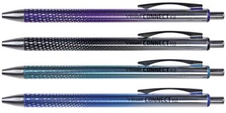 Długopis olejowy CONNECT K8 METALIZOWANE KROPECZKI wkład niebieski 0,7mm Vinson