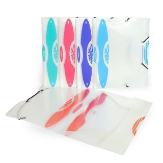 Teczka ofertowa Smooth 3 Flap Folder A4 kolor: niebieski 1 kieszeni Mintra (921053)