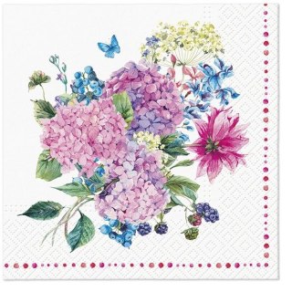Serwetki WN Easter basket and tulips mix nadruk bibuła [mm:] 330x330 Paw (TL123200)