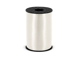 Wstążka plastikowa biała, 5mm/225m 5x225 [mm x m] biały Partydeco (PRP5-008)