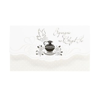 Zaproszenie duże chrzest graficzne Merigraf