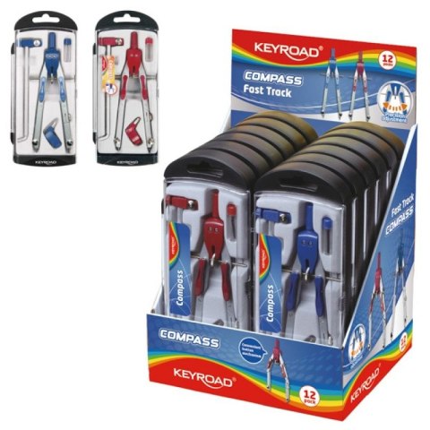 Cyrkiel metalowy 4 el. Keyroad (KR971412)