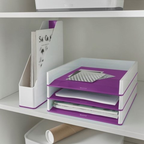 Szuflada na dokumenty WOW DUAL fiolet plastik Leitz (53611062)