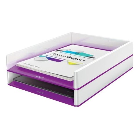Szuflada na dokumenty WOW DUAL fiolet plastik Leitz (53611062)