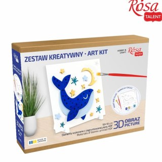 Zestaw plastyczny Wieloryb 3d Rosa
