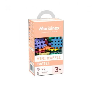 Klocki konstrukcyjne Mini Waffle Pastel 70 elementów Marioinex