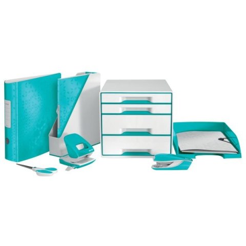 Szuflada na dokumenty Wow Plus turkusowy polistyren PS [mm:] 255x70x 357 Leitz (52263051)