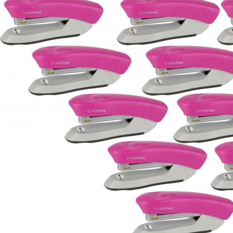 Zszywacz różowy 12k (521069) Starpak