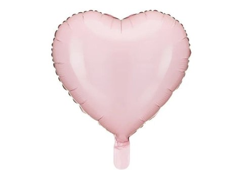 Balon foliowy Serce, jasny różowy 18cal Partydeco (FB9P-081J)