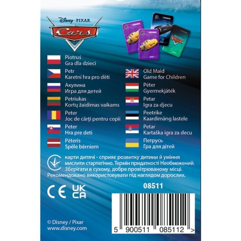 Karty Cars Piotruś Trefl (08511) 25 sztuk