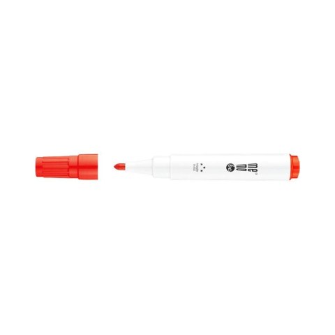 Marker suchościeralny czerwony wkład czerwony 3,0mm okrągła końcówka Memobe (MM350-05)